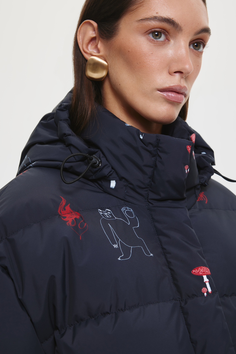 Пуховое пальто