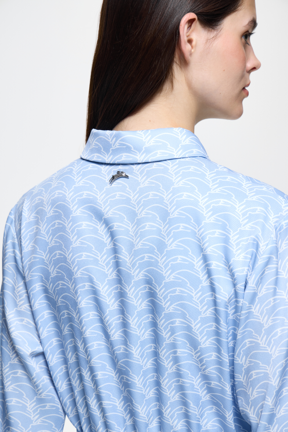 Платье с юбкой-плиссе