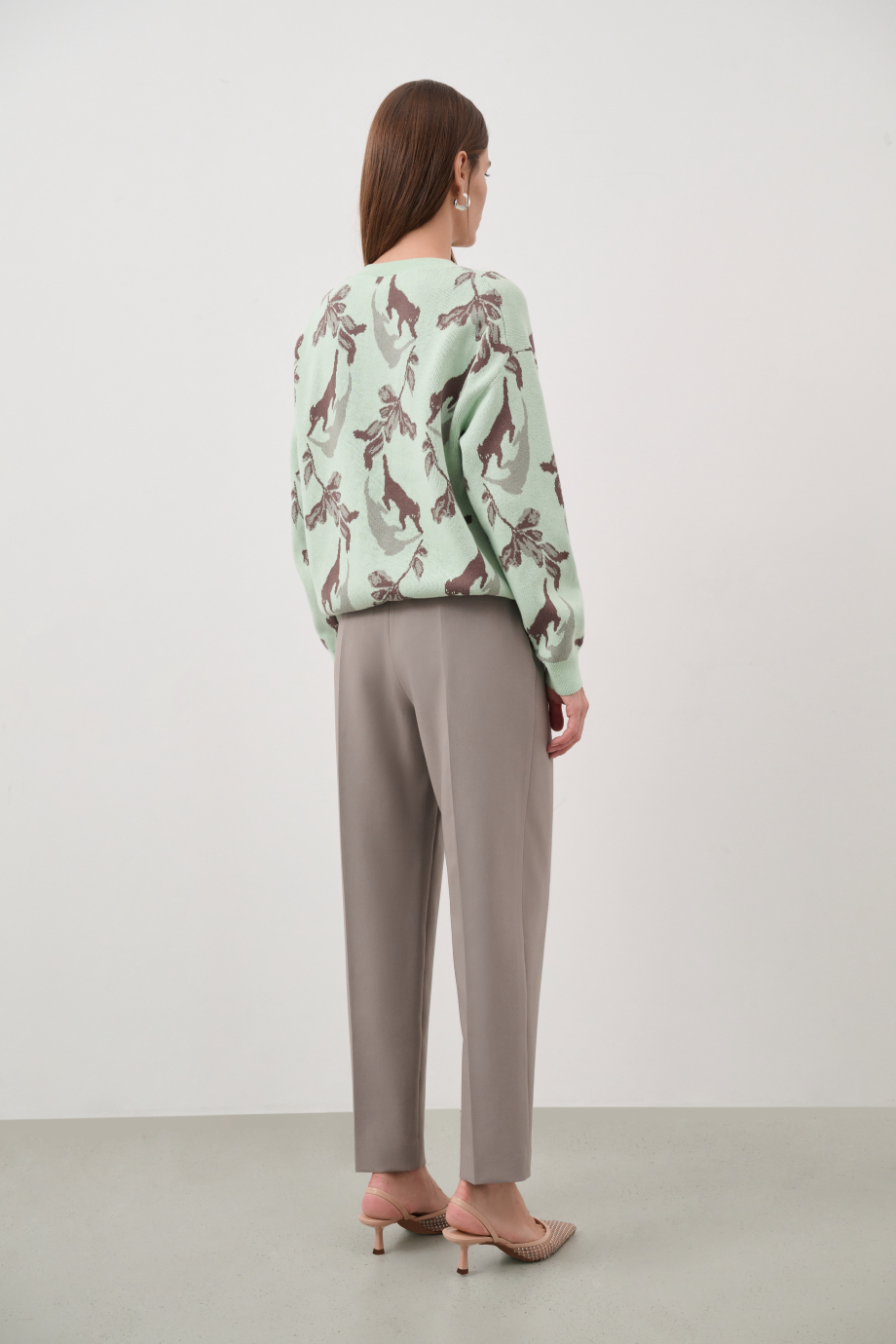 Джемпер с жаккардовым рисунком