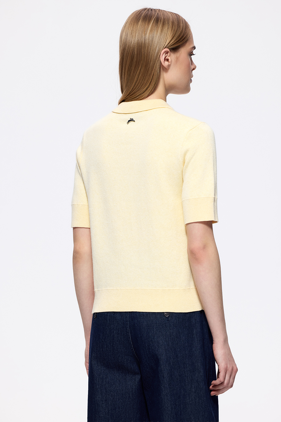 Джемпер-поло с вышивкой