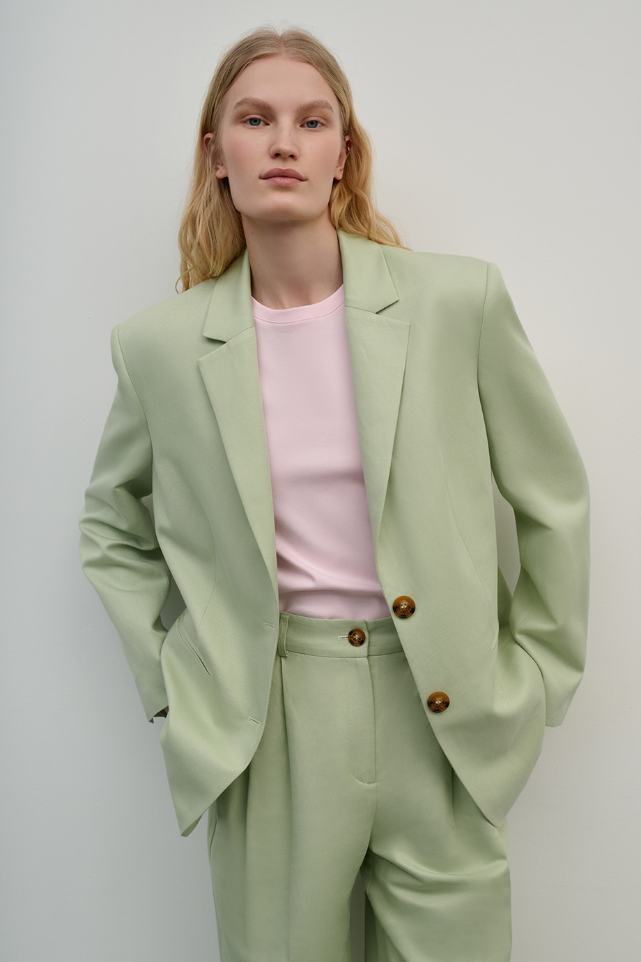 Жакет из смесового льна Жакет из смесового льна