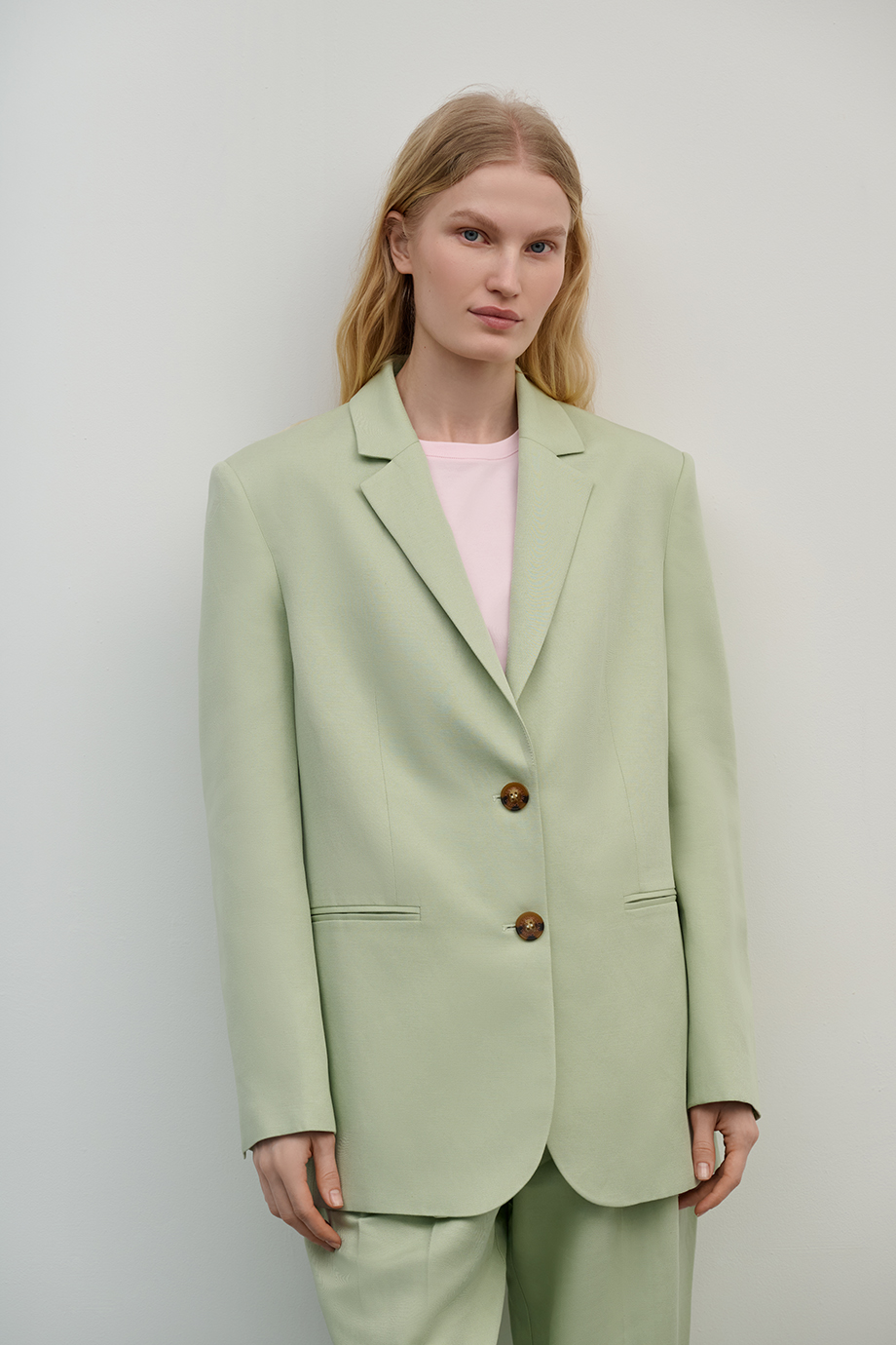 Жакет из смесового льна