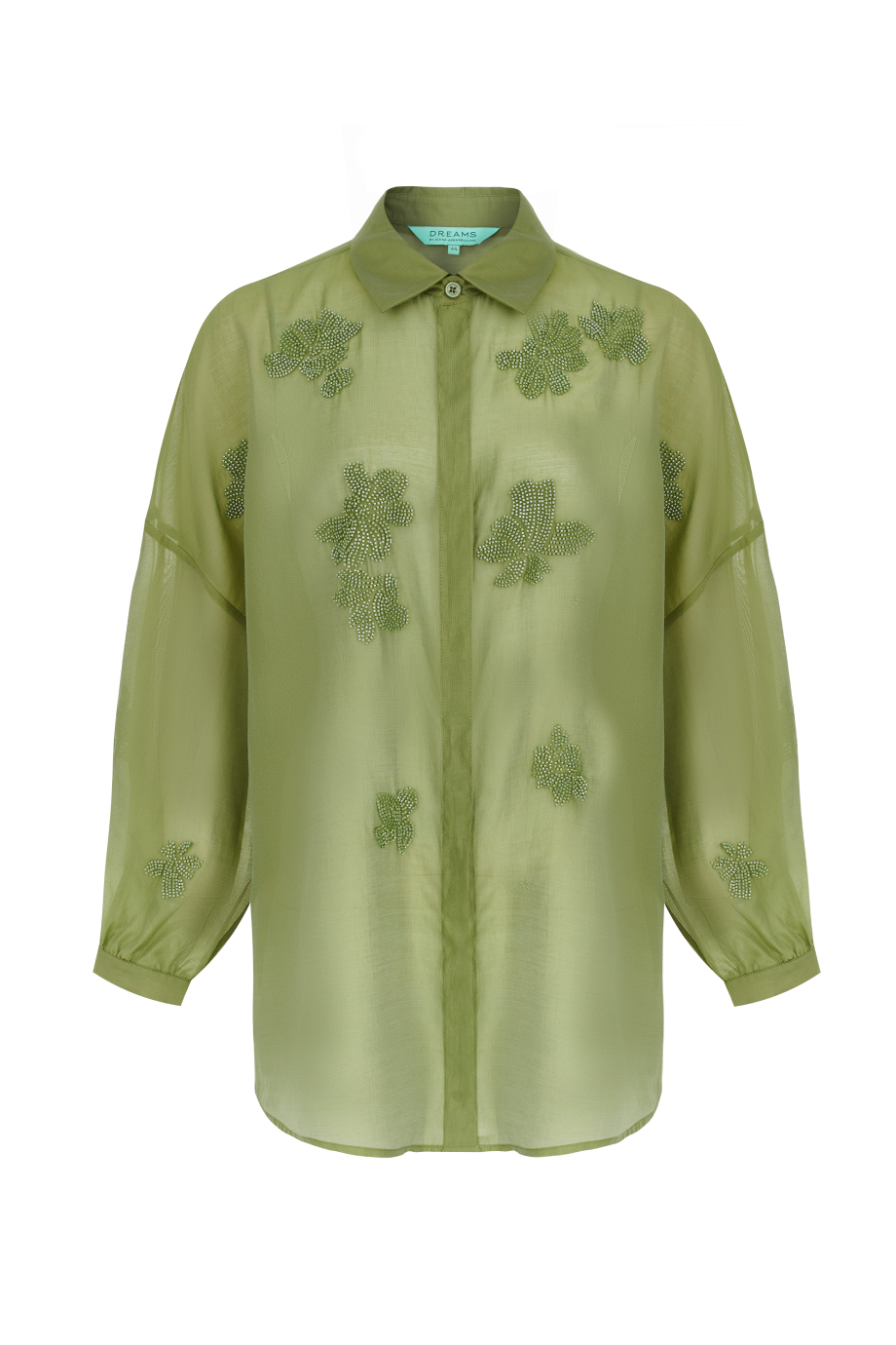 Блузка из тенселя с вышивкой