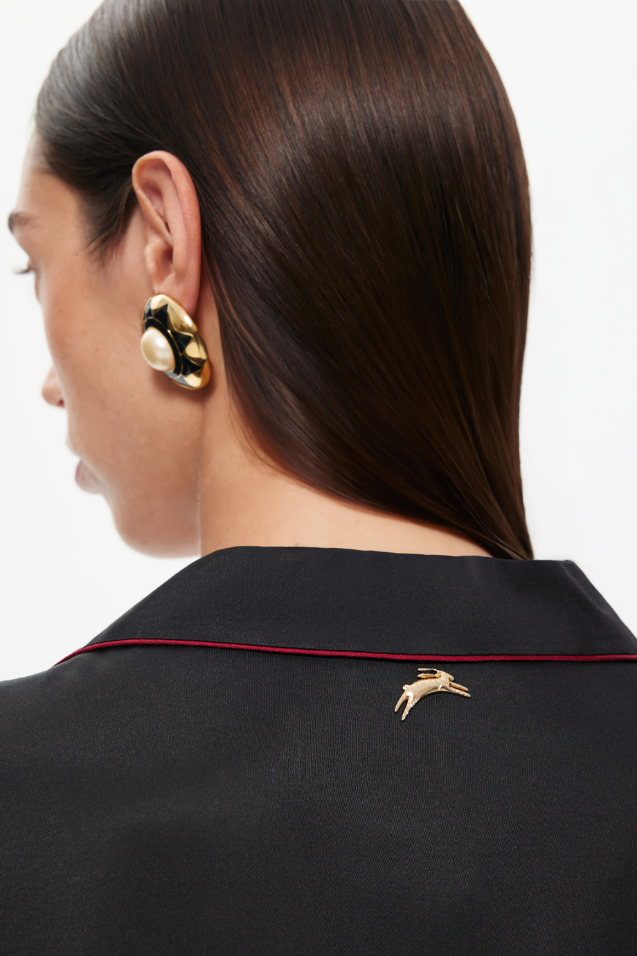 Блузка пижамная с принтом