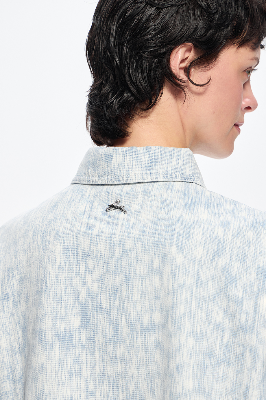 Рубашка джинсовая