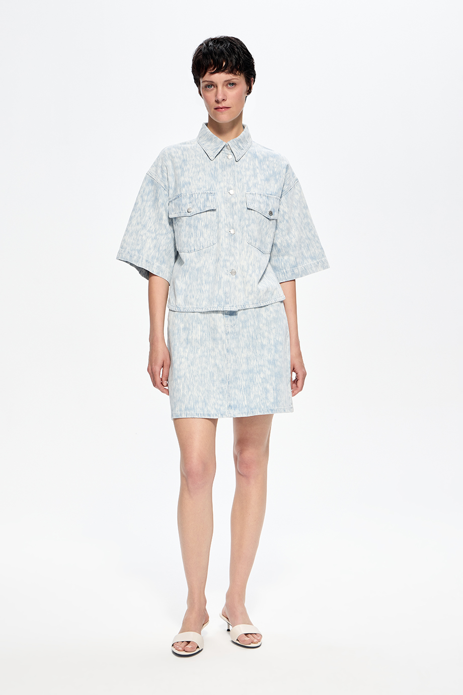 Рубашка джинсовая Рубашка джинсовая