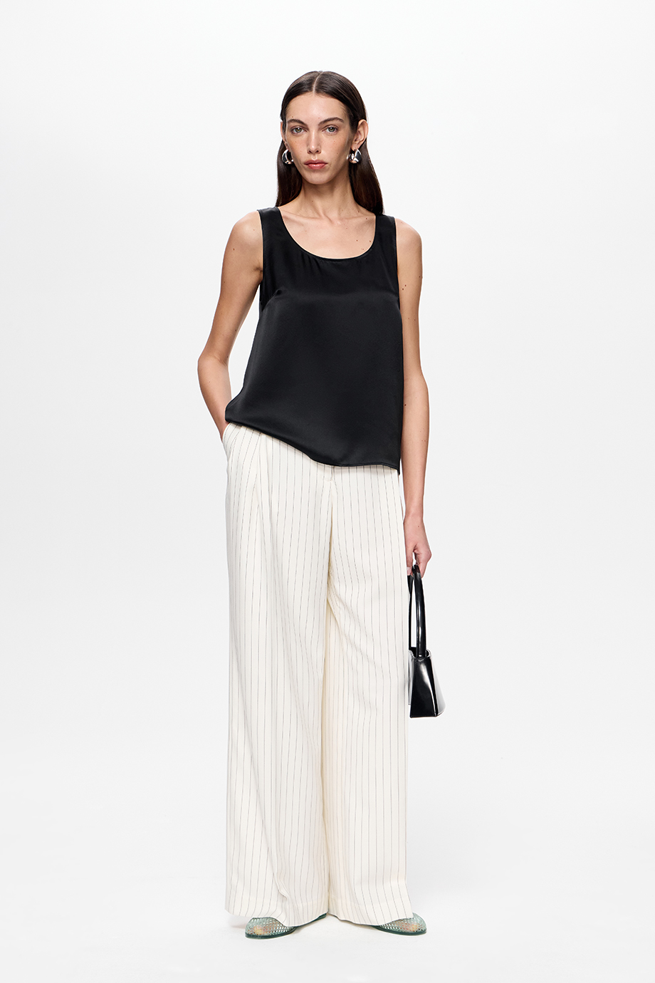 Топ шелковый