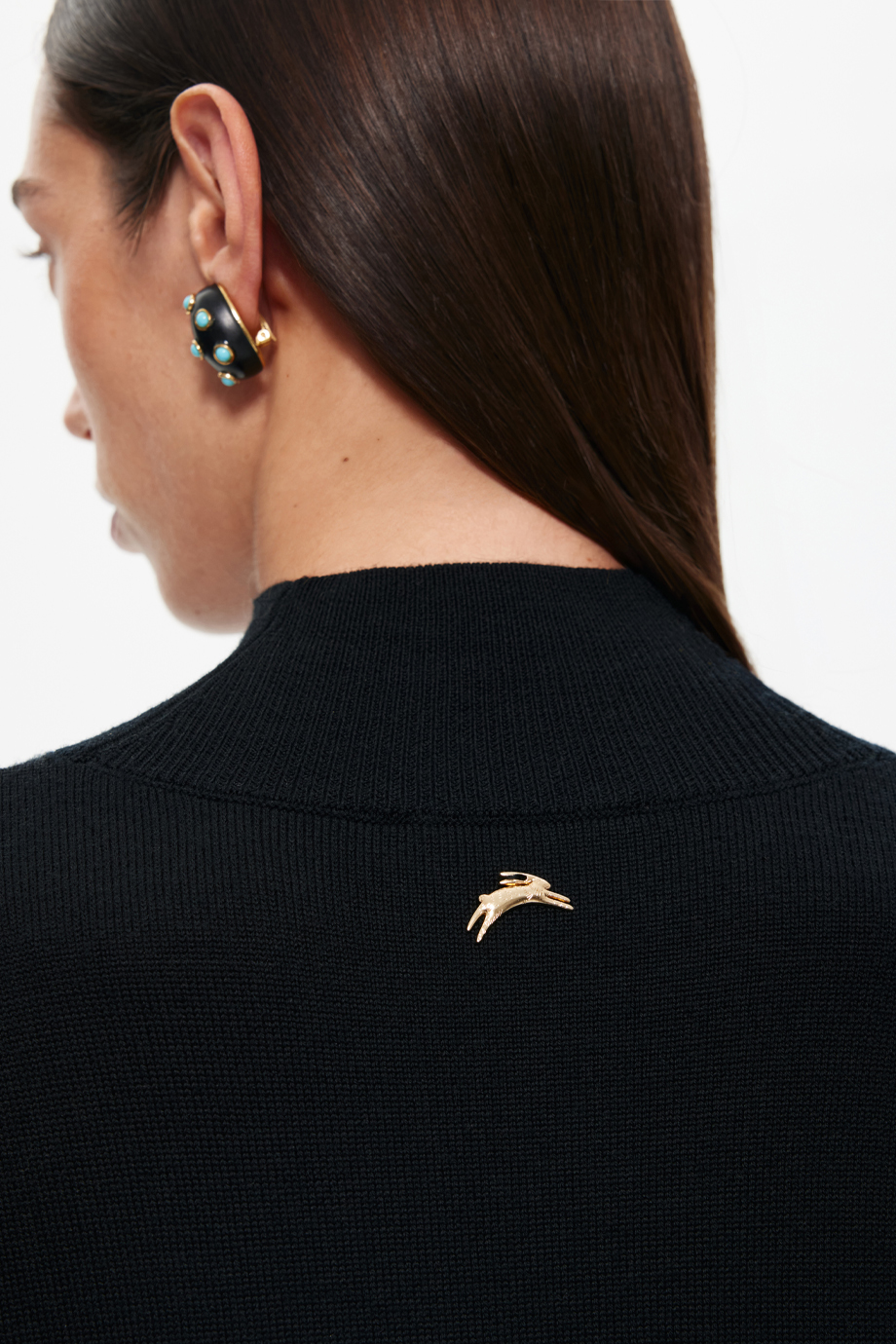 Платье-свитер из тонкой шерсти