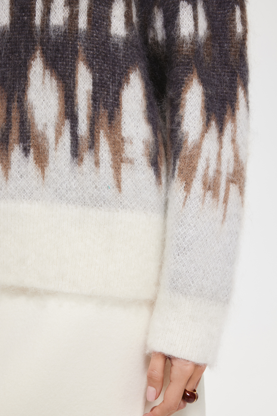 Джемпер из мохера