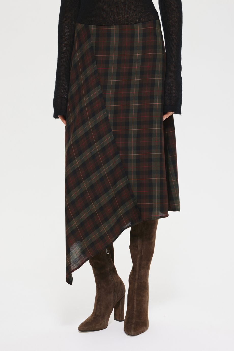 Юбка из лиоцелла в клетку