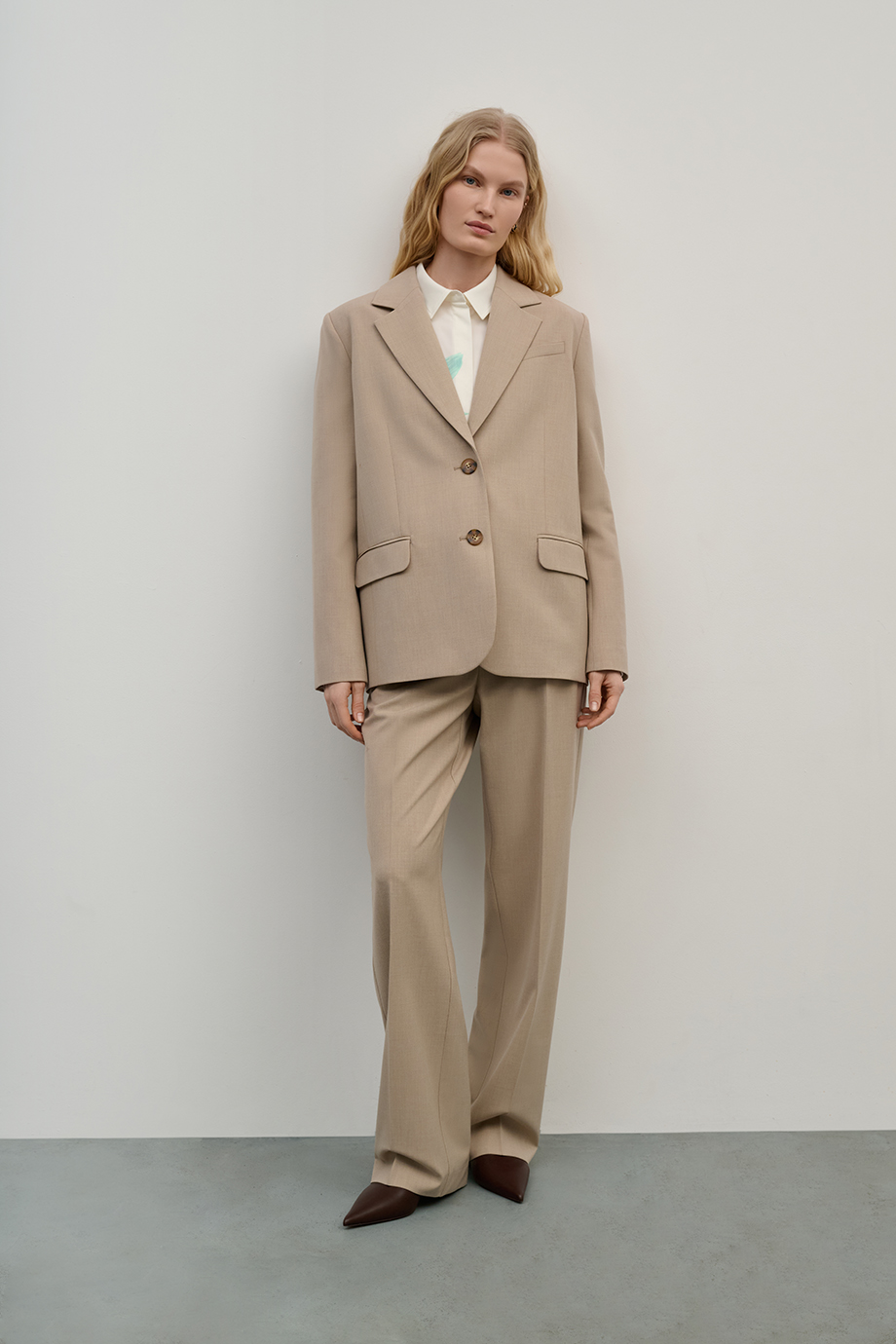 Жакет однобортный прямой