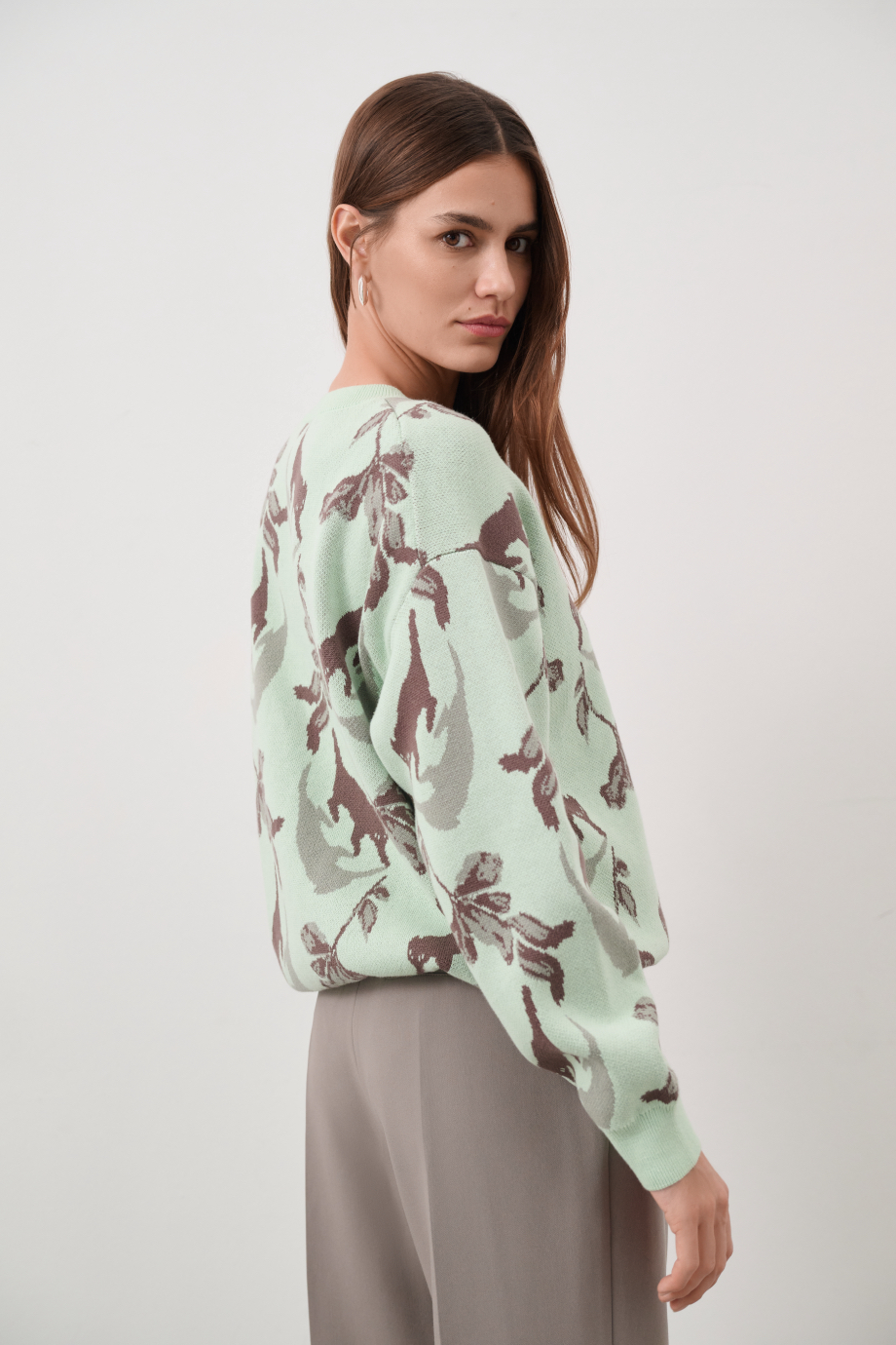 Джемпер с жаккардовым рисунком