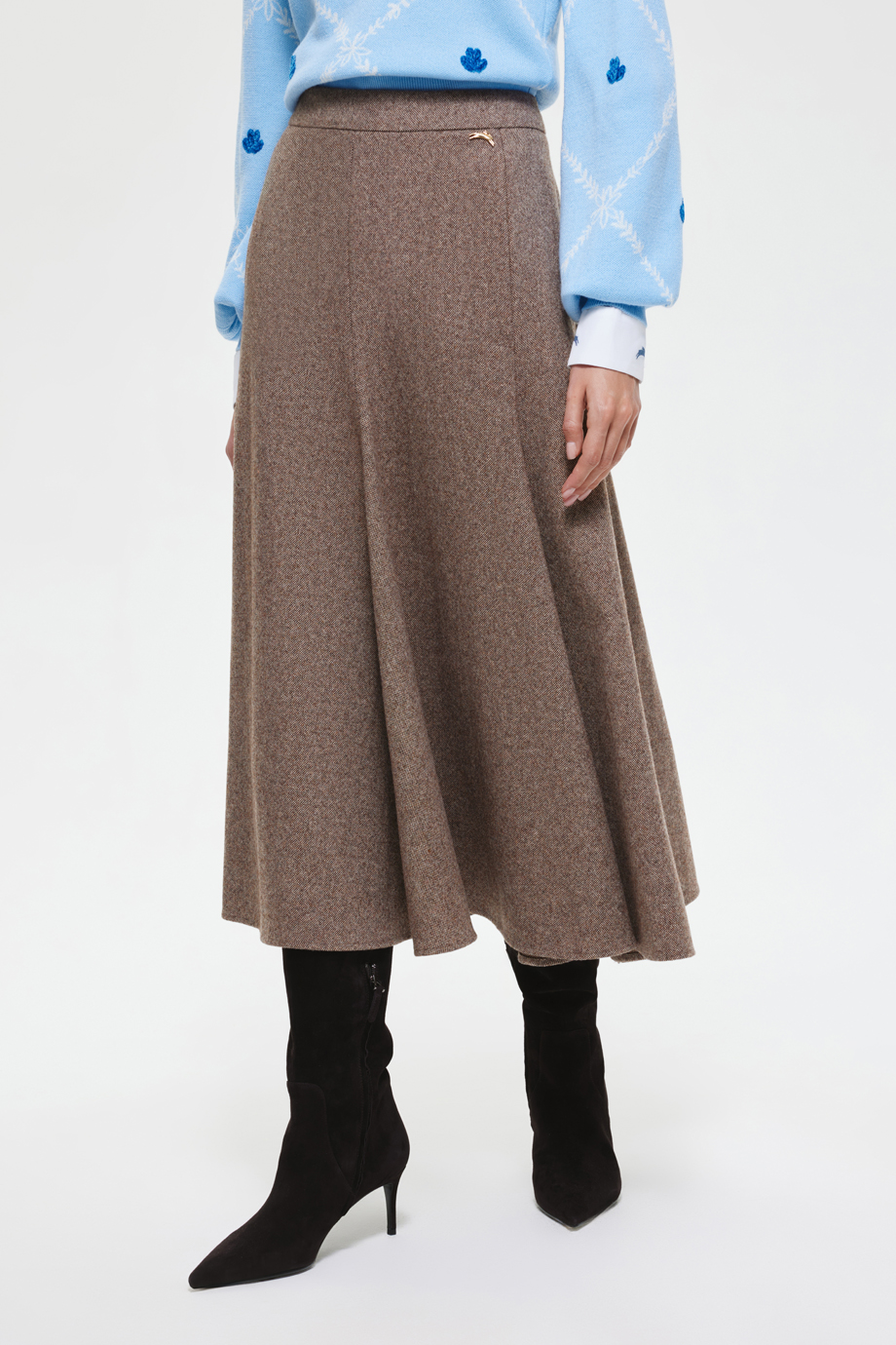 Шерстяная юбка