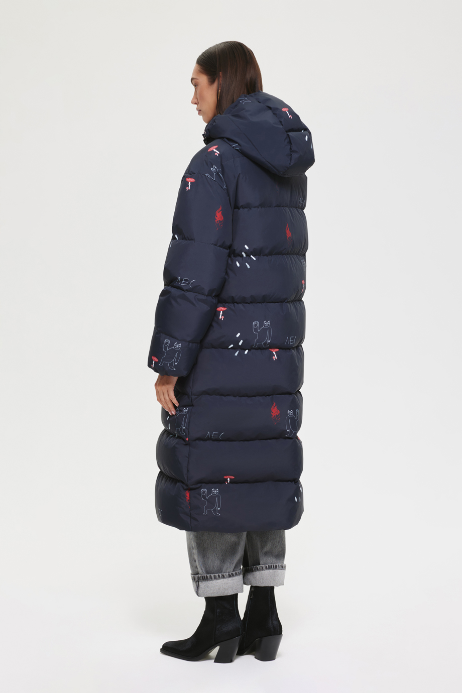 Пуховое пальто