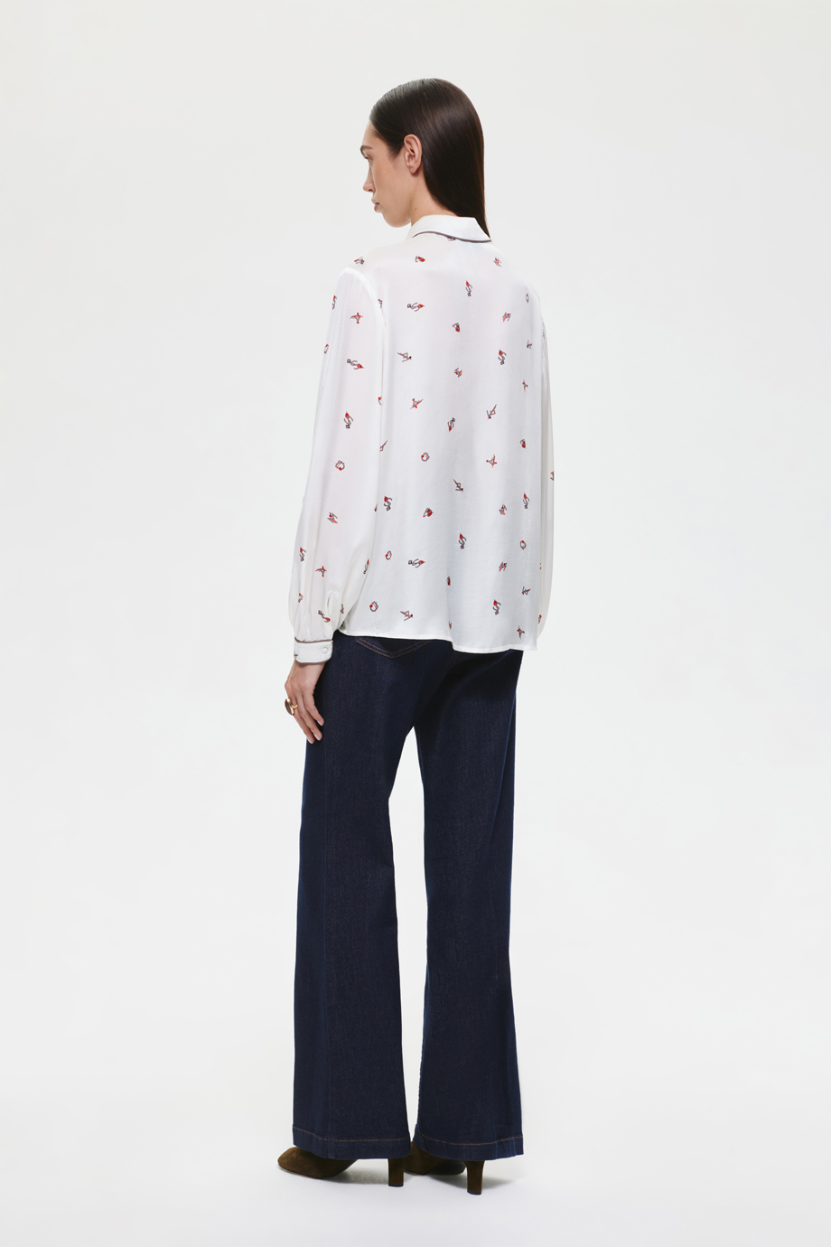 Блузка с принтом