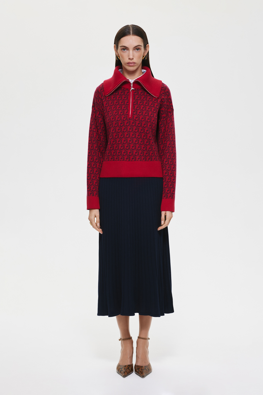 Джемпер с лого-паттерном Джемпер с лого-паттерном