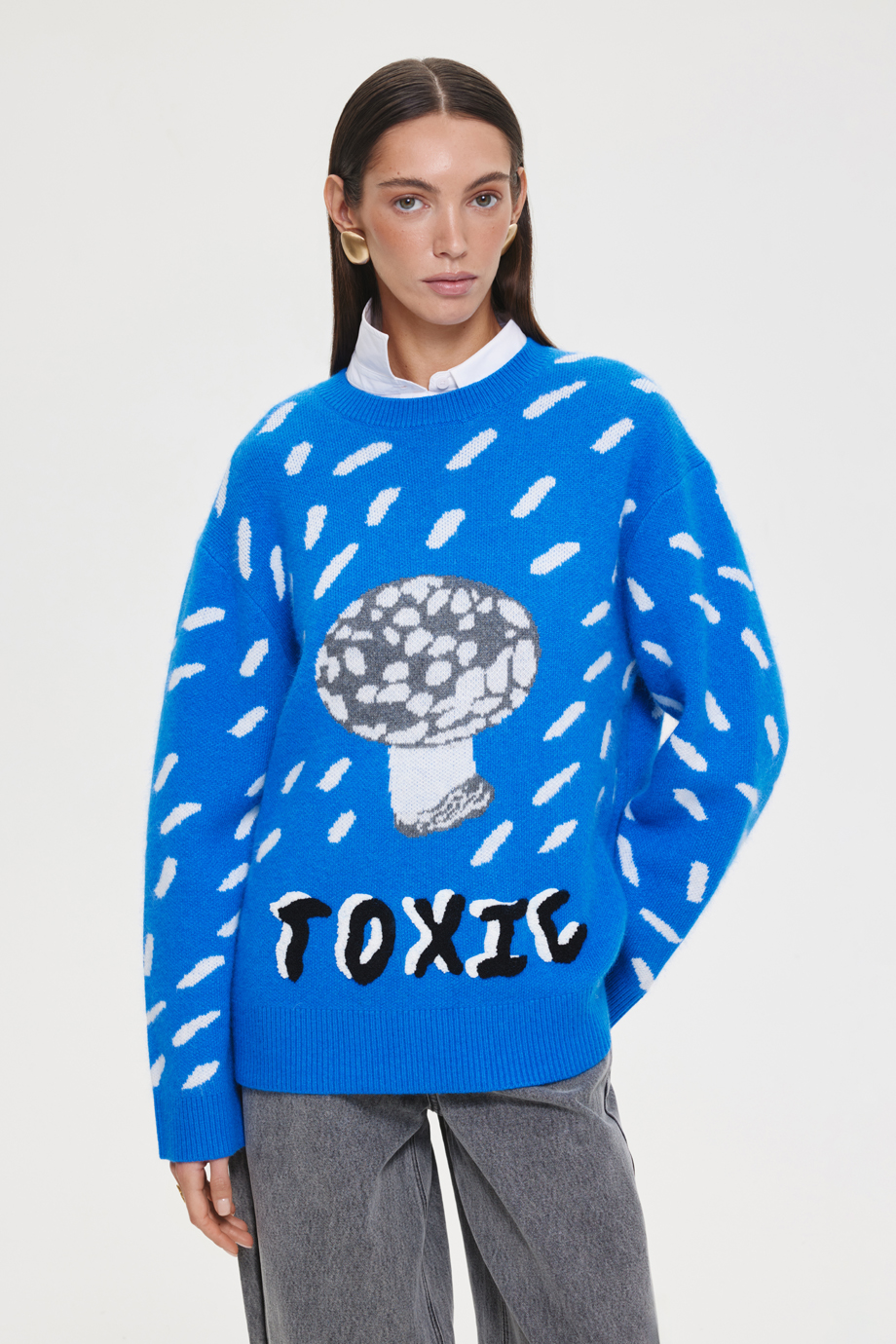 Джемпер с жаккардовым рисунком