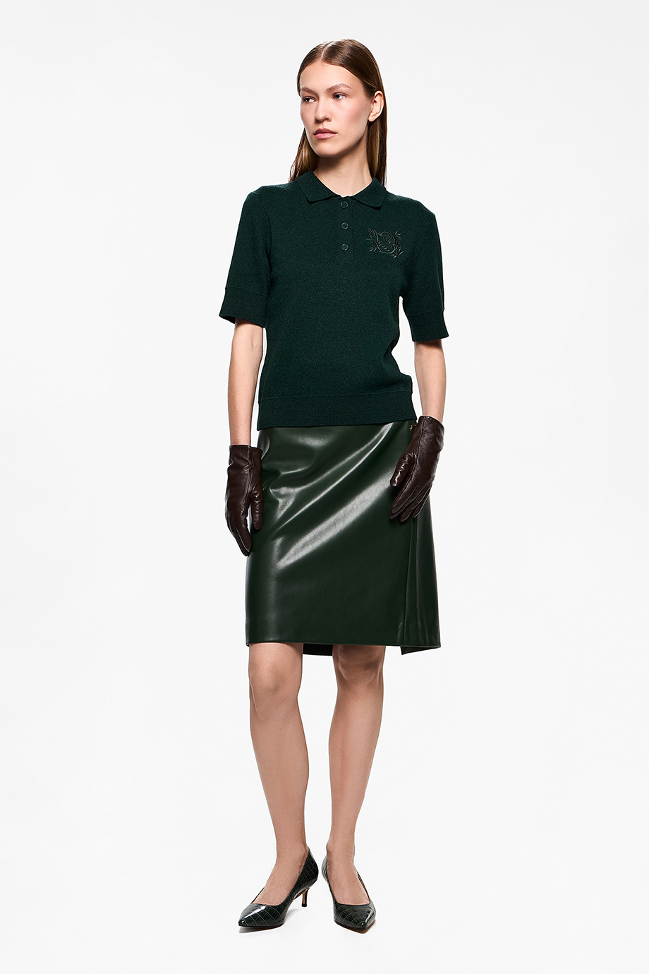 Юбка-карандаш вязаная