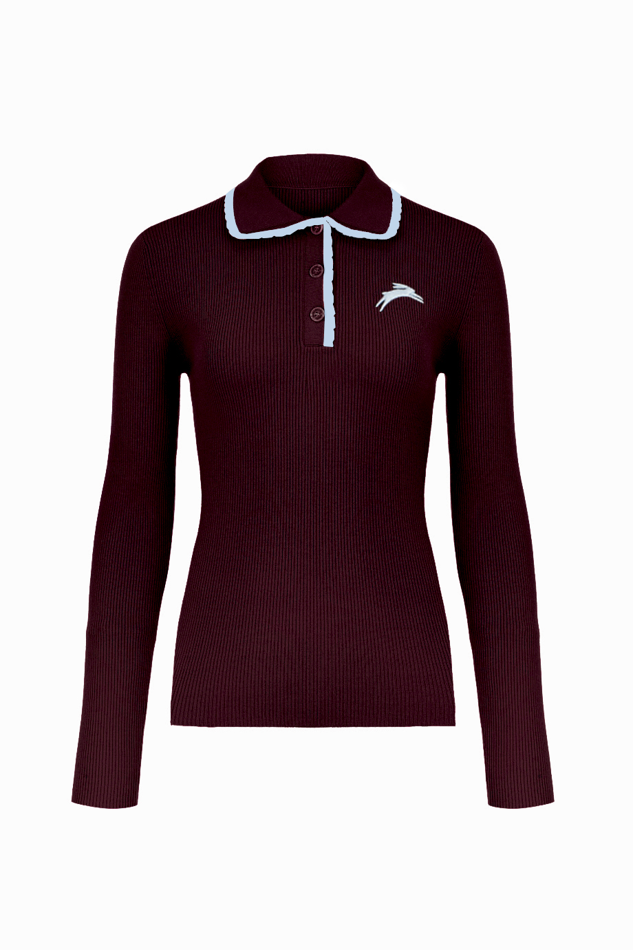 Джемпер-поло с вышивкой