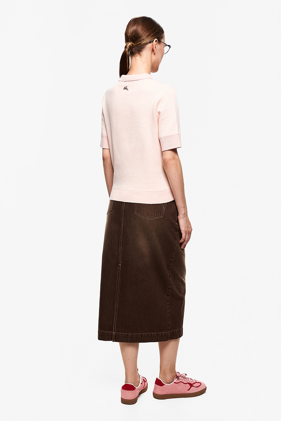 Джемпер-поло с вышивкой