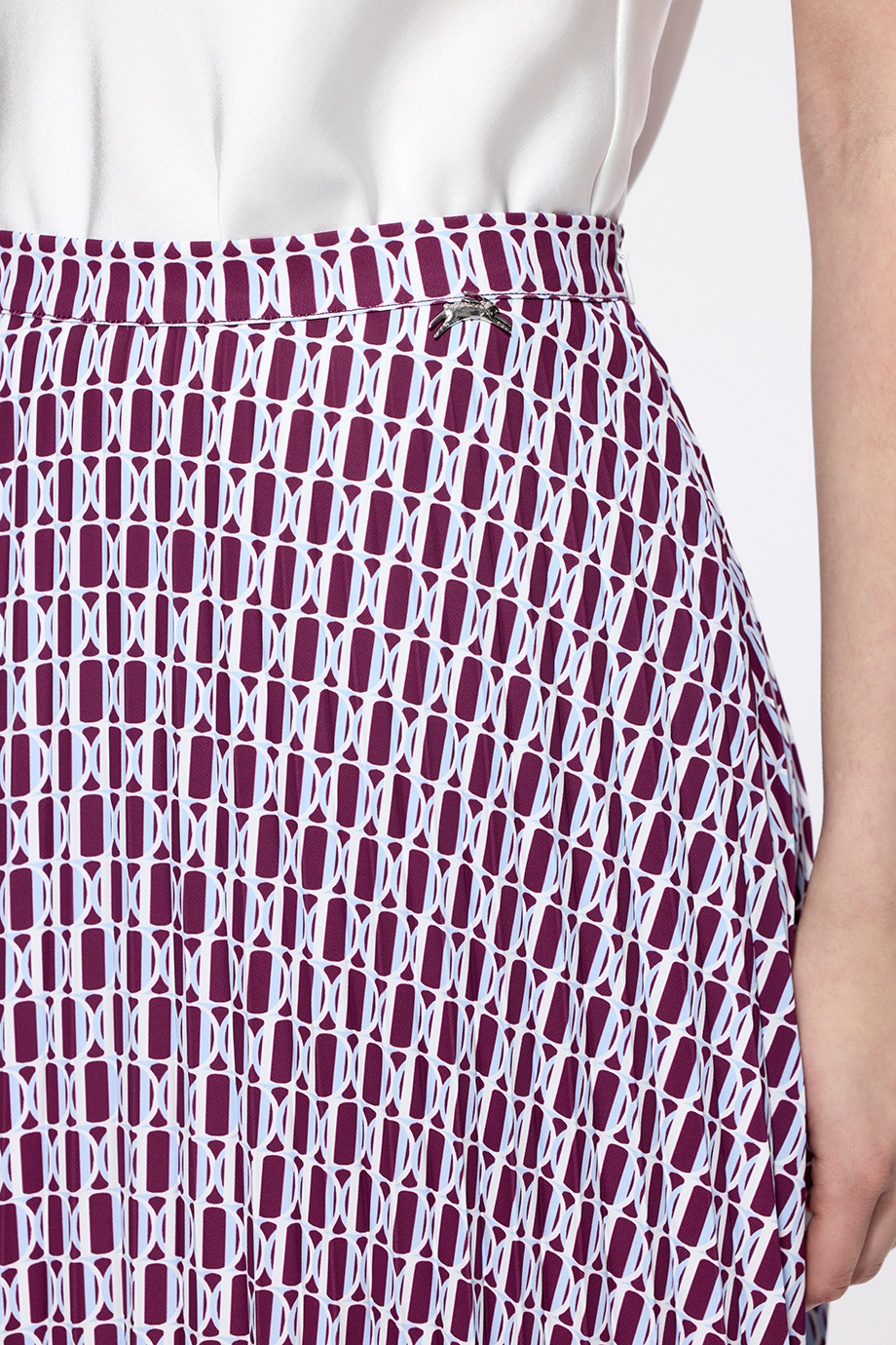 Юбка-плиссе с принтом