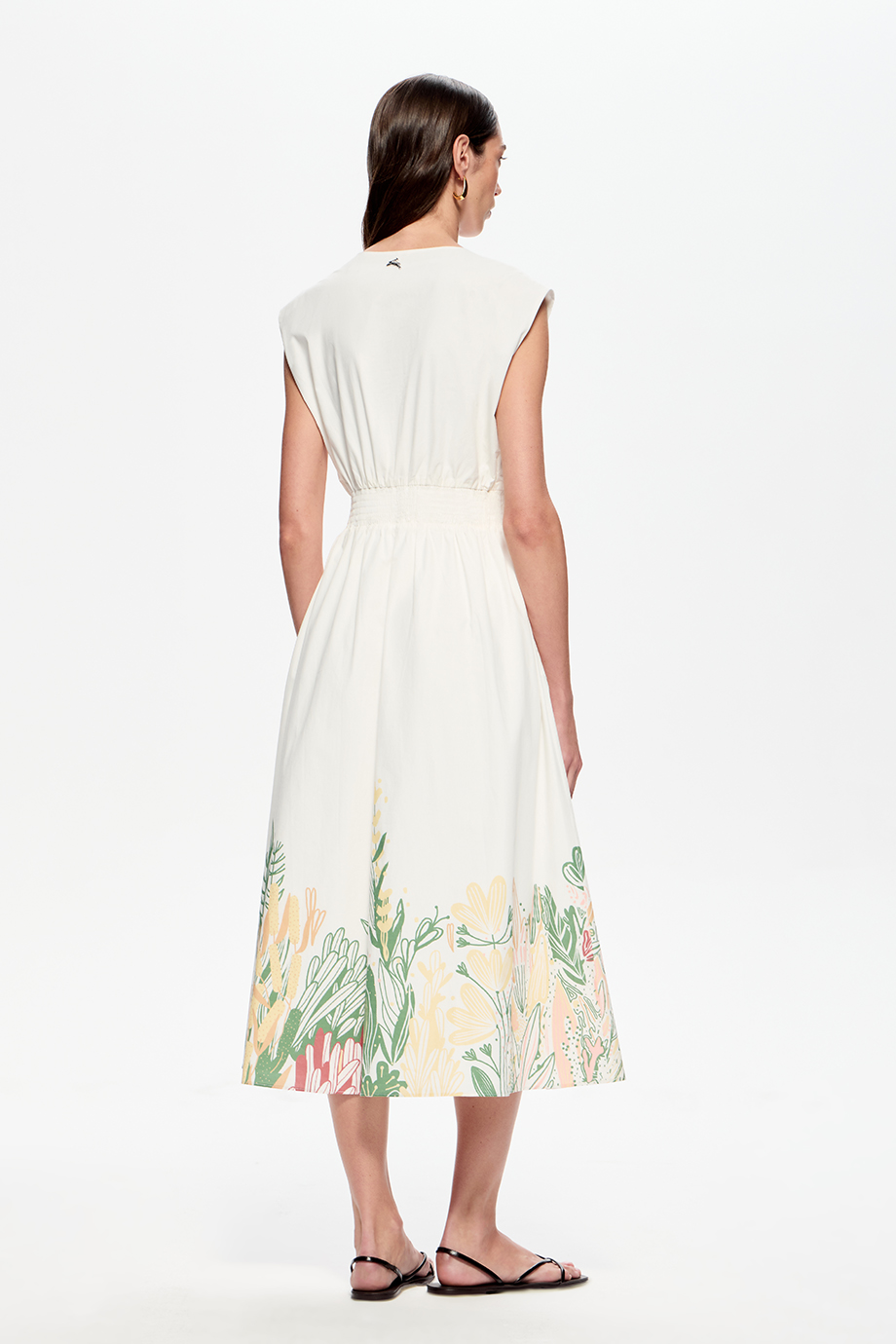 Сарафан с купонным принтом