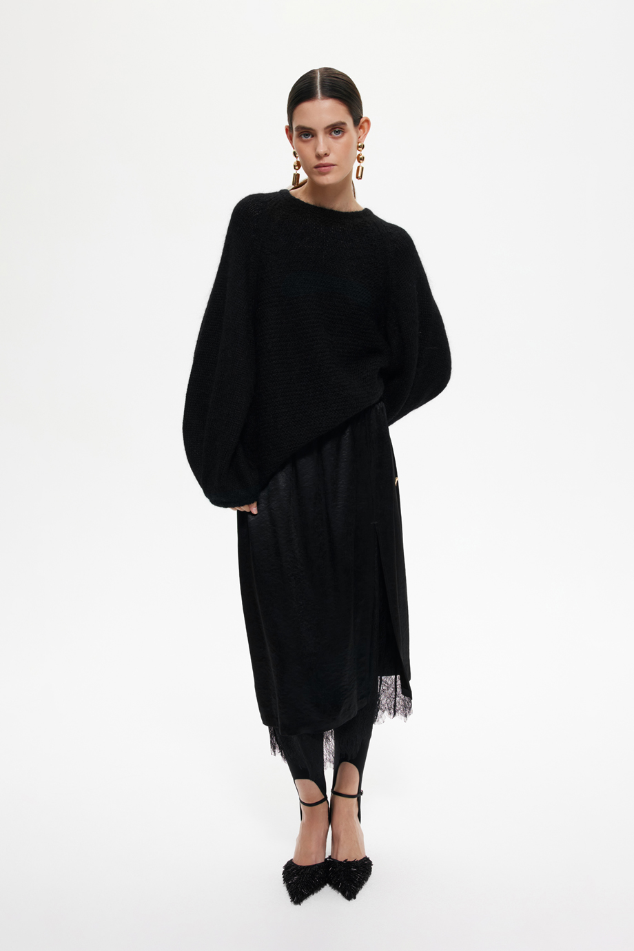 Джемпер из мохера