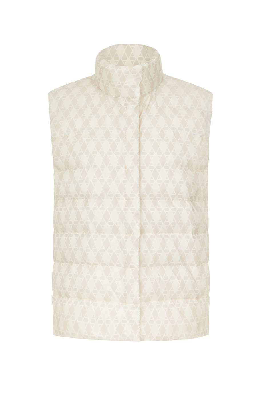 Жилет пуховый с принтом