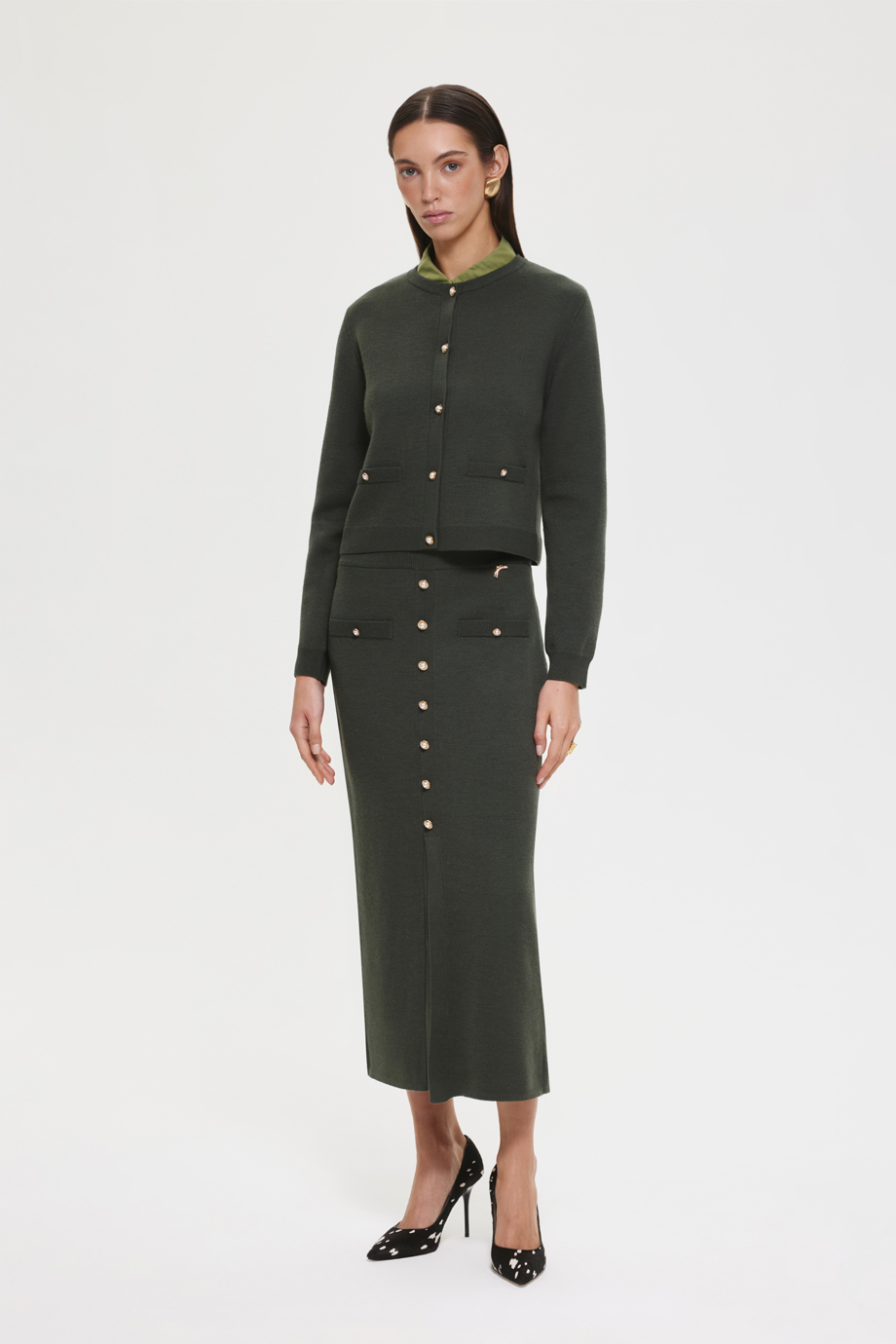 Шерстяной кардиган