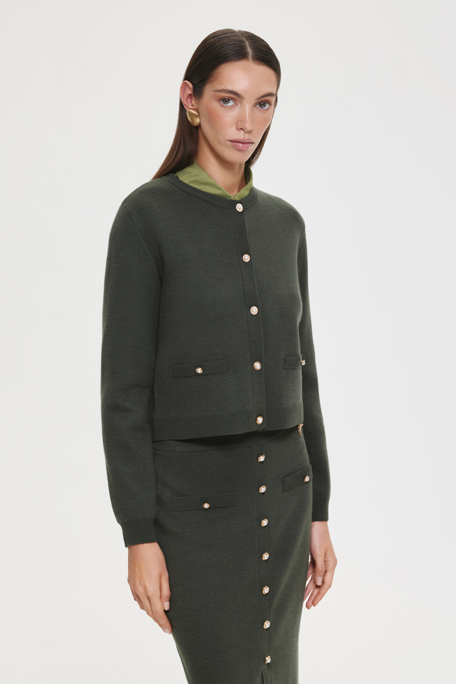 Шерстяной кардиган Шерстяной кардиган