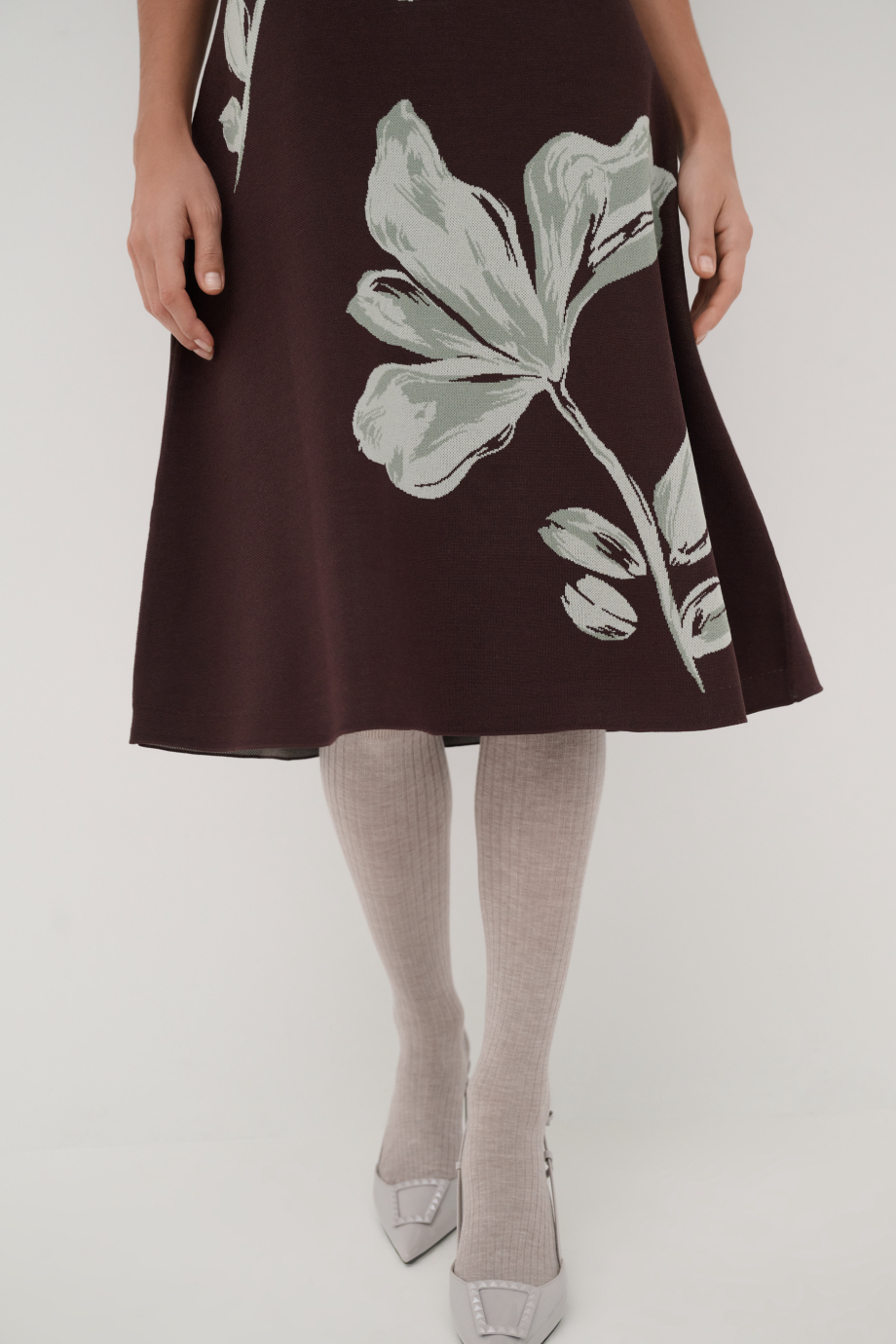 Платье с жаккардовым рисунком