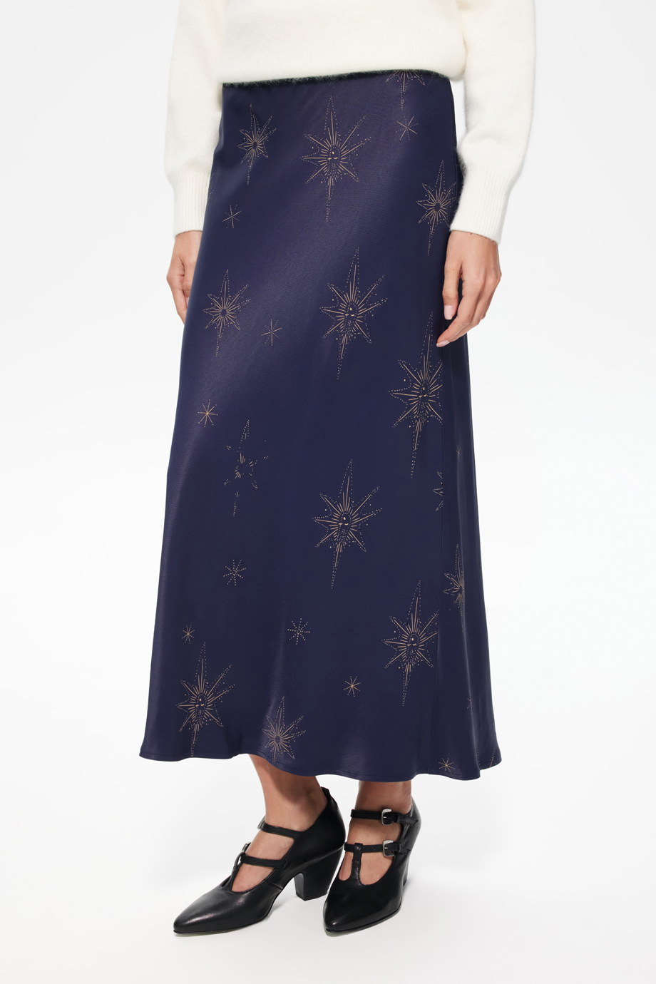 Атласная юбка