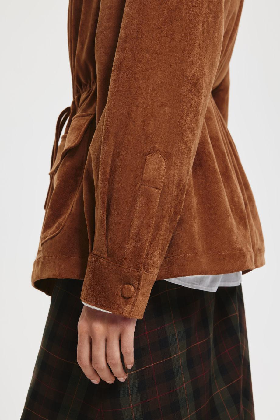 Рубашка из экозамши