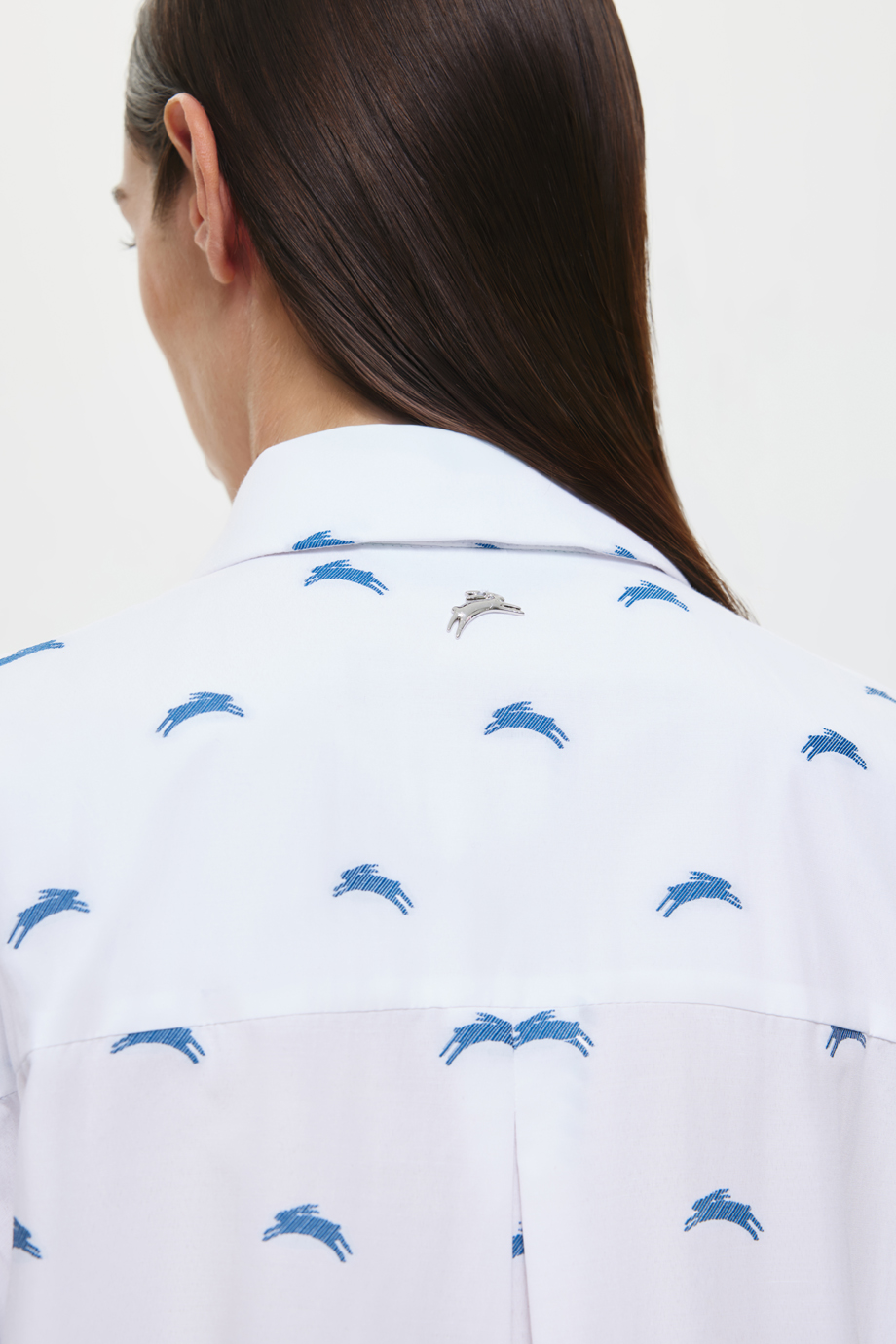 Рубашка с лого-паттерном