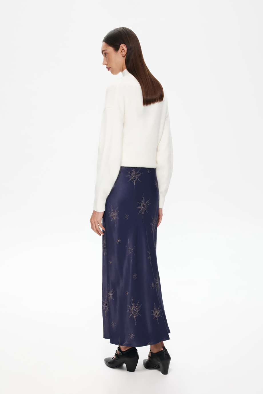 Атласная юбка