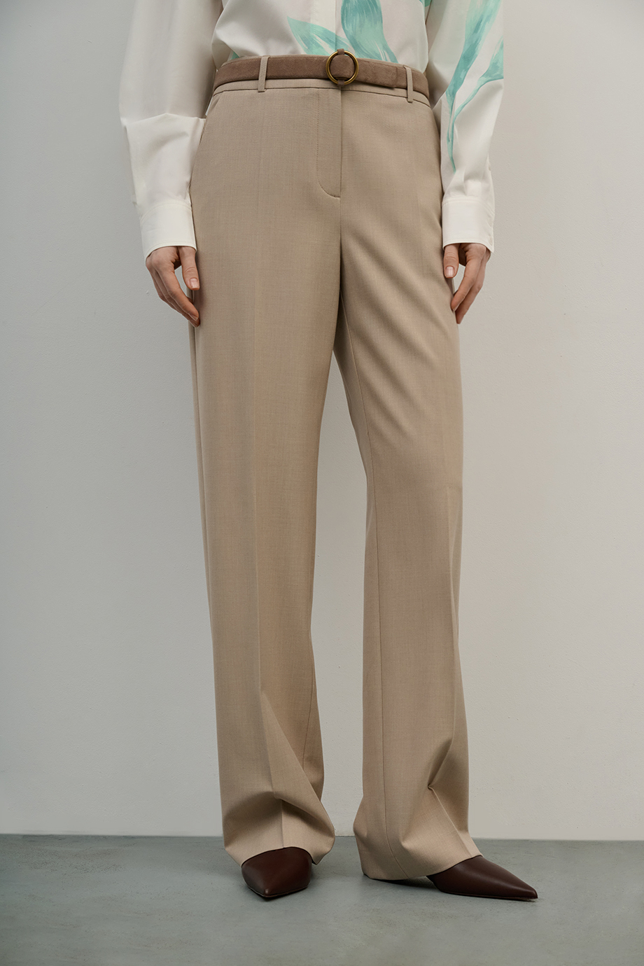 Брюки прямые