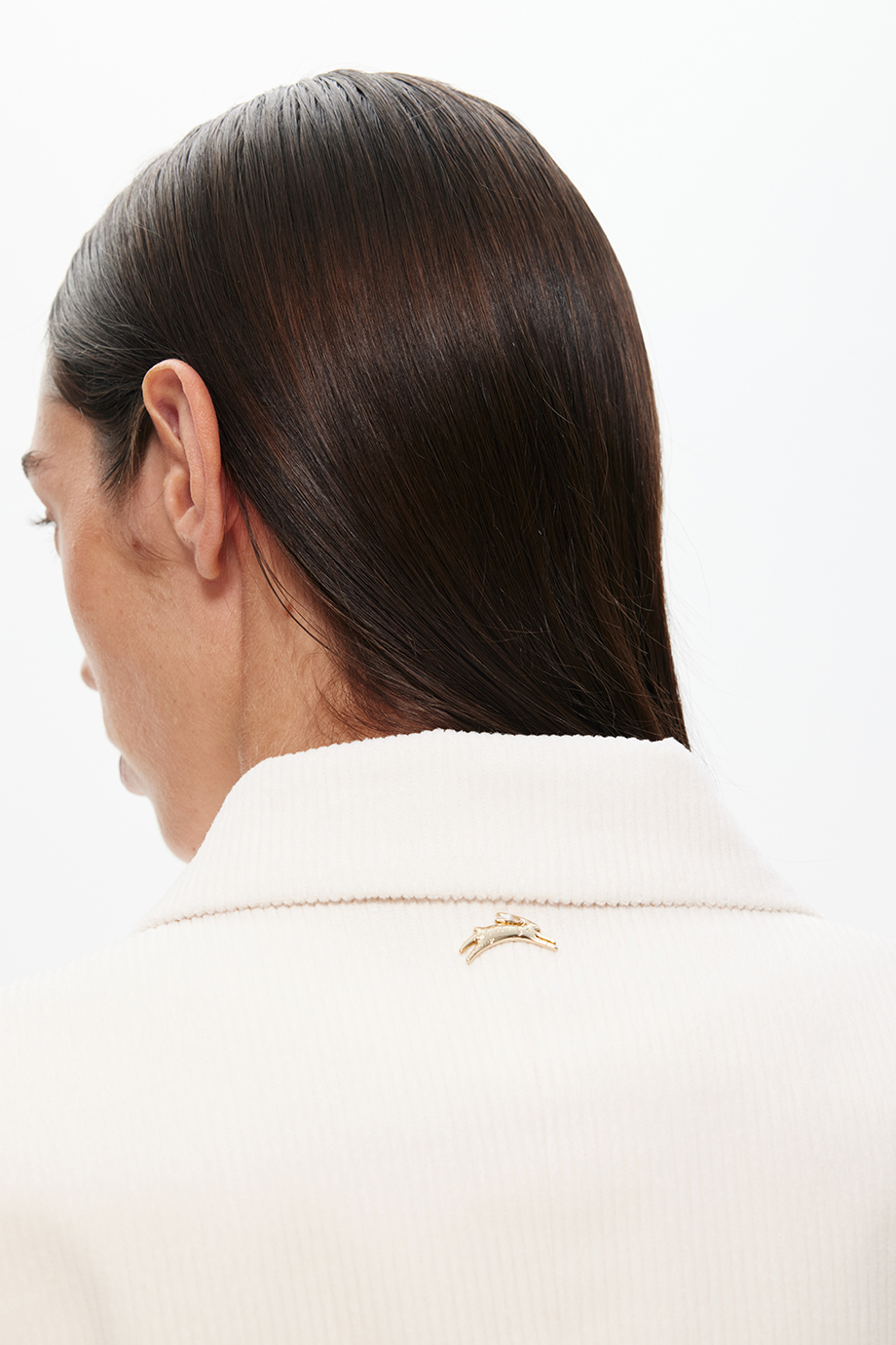 Жакет двубортный из вельвета