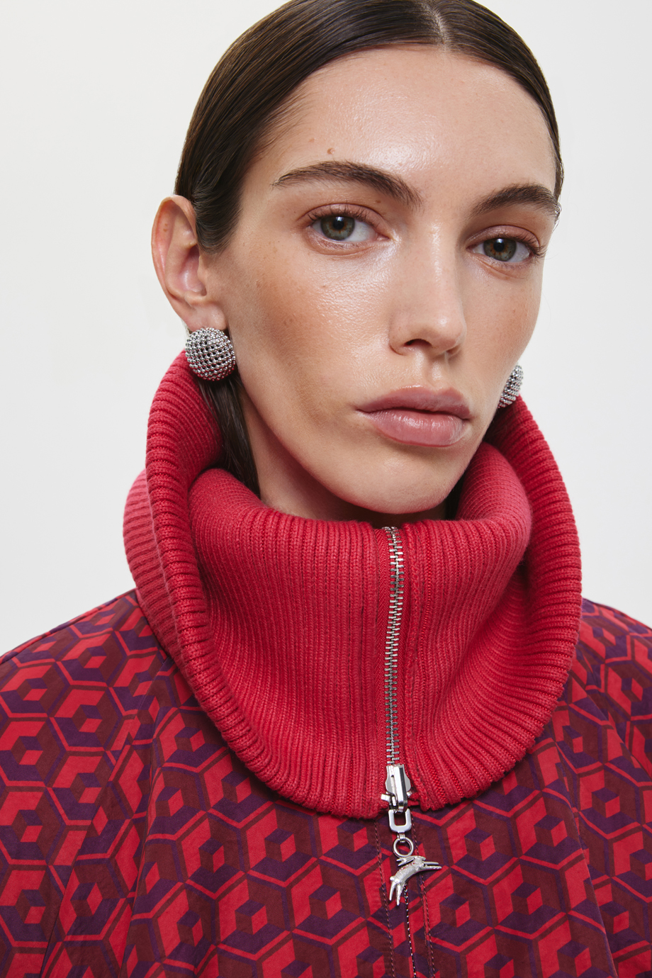 Куртка-баллон с принтом