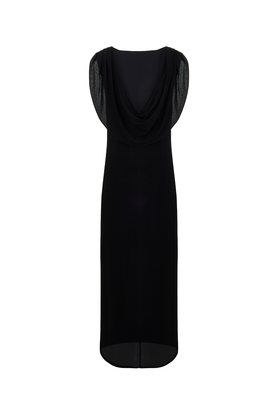 Платье-колонна с декольте на спине