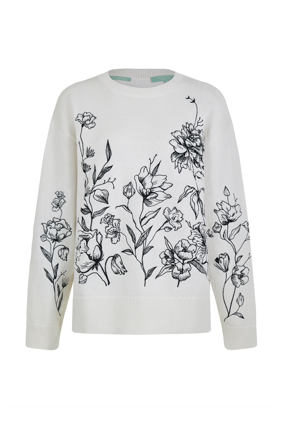 Джемпер с вышивкой