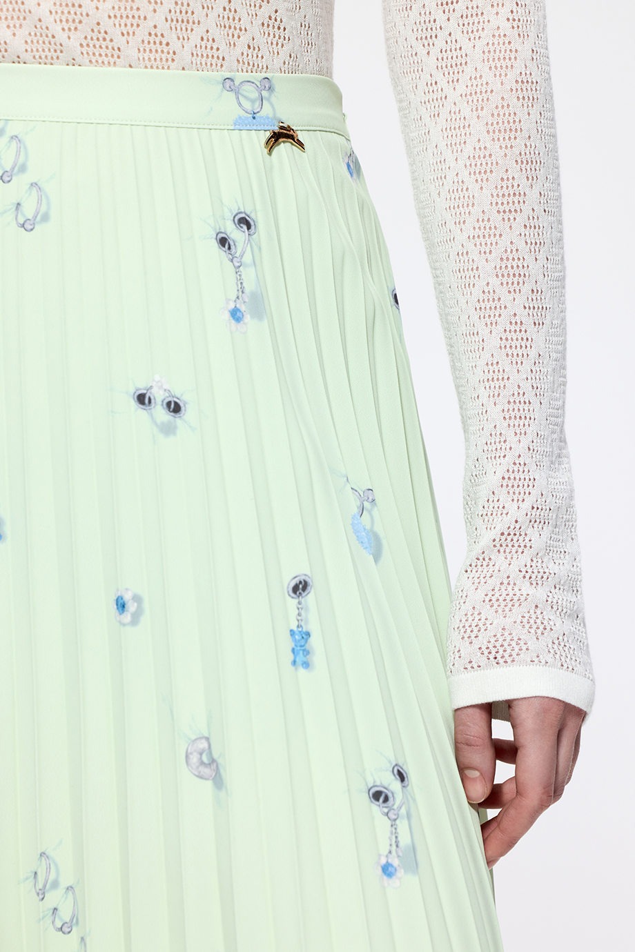 Юбка-плиссе с принтом