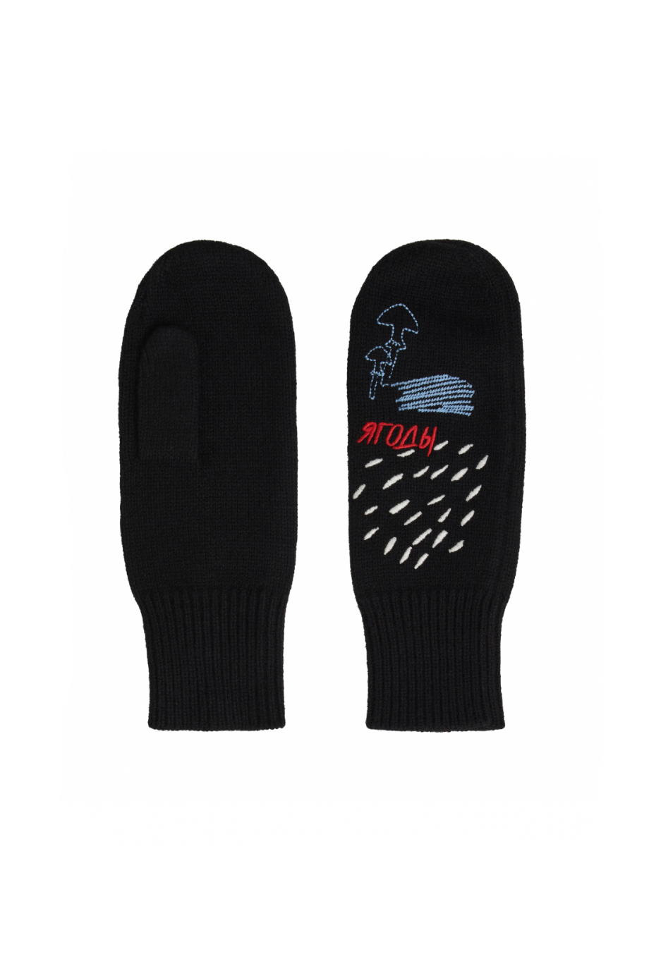 Варежки с вышивкой Варежки с вышивкой