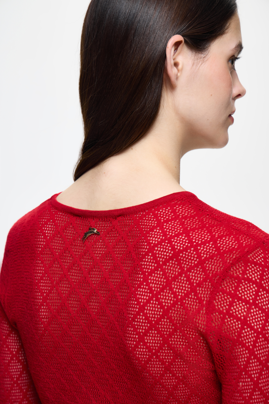 Джемпер ажурный