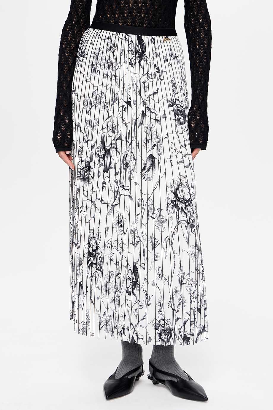 Юбка-плиссе с принтом