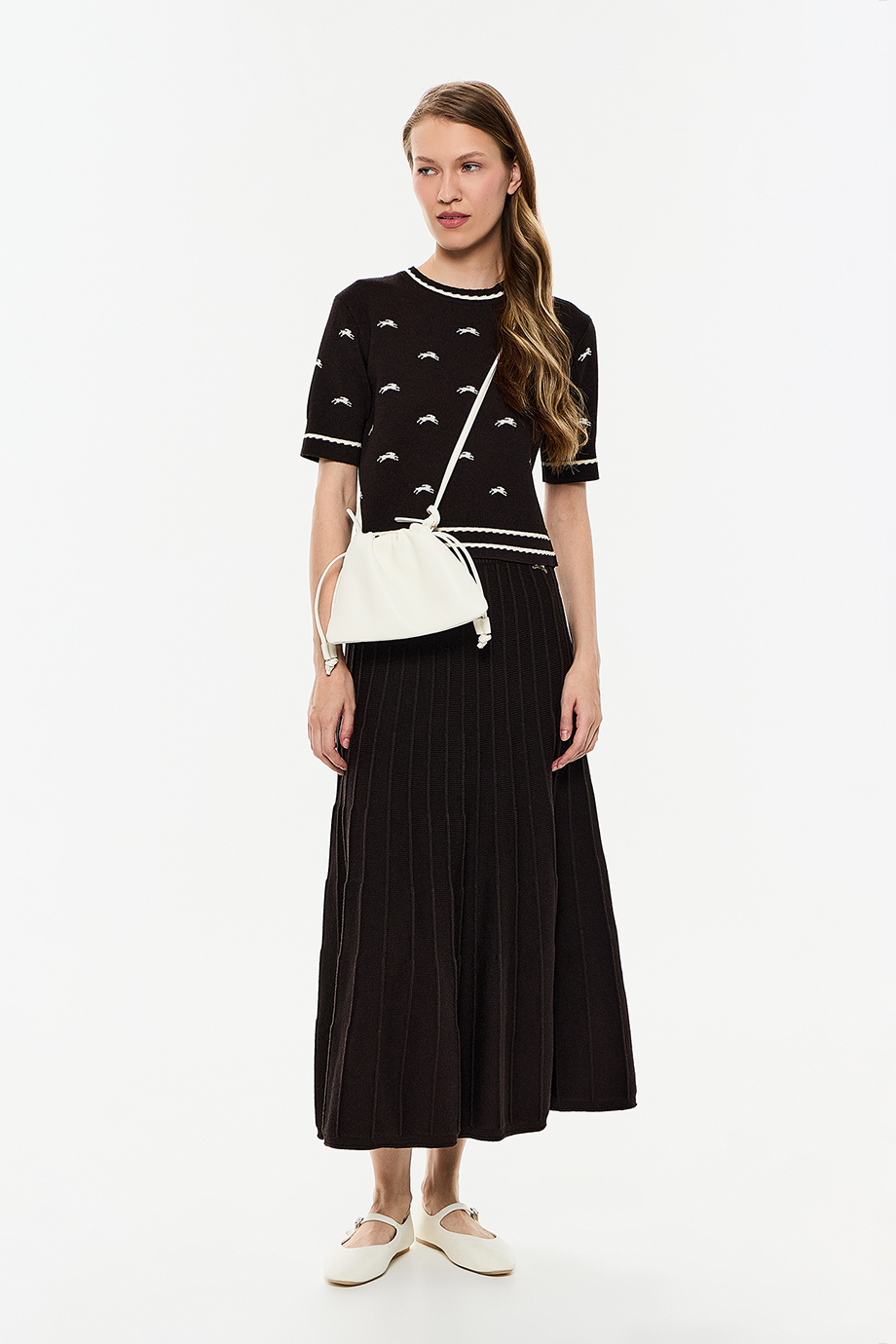 Джемпер с лого-паттерном