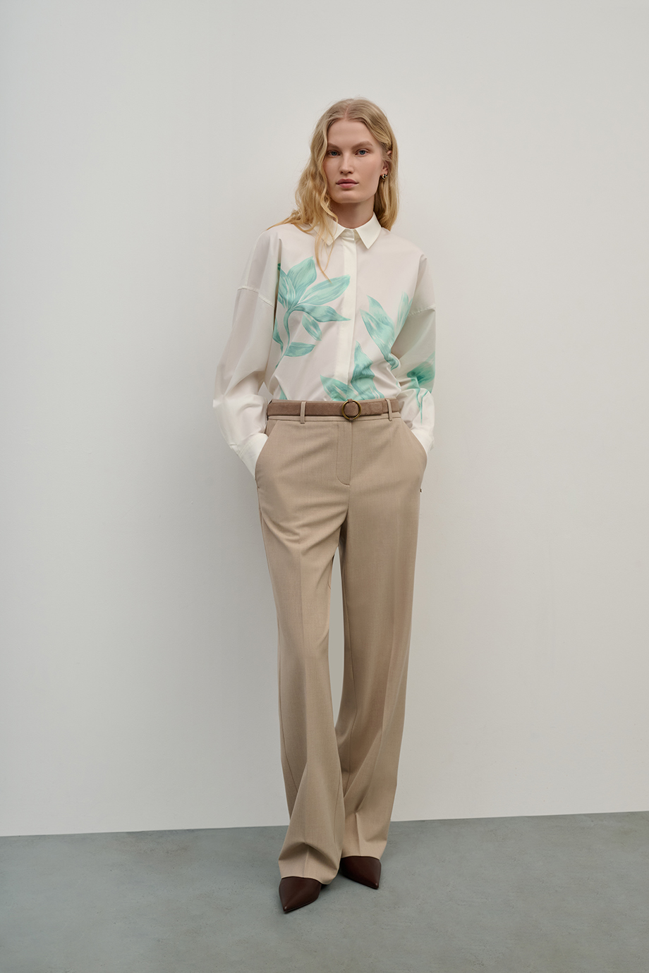 Брюки прямые