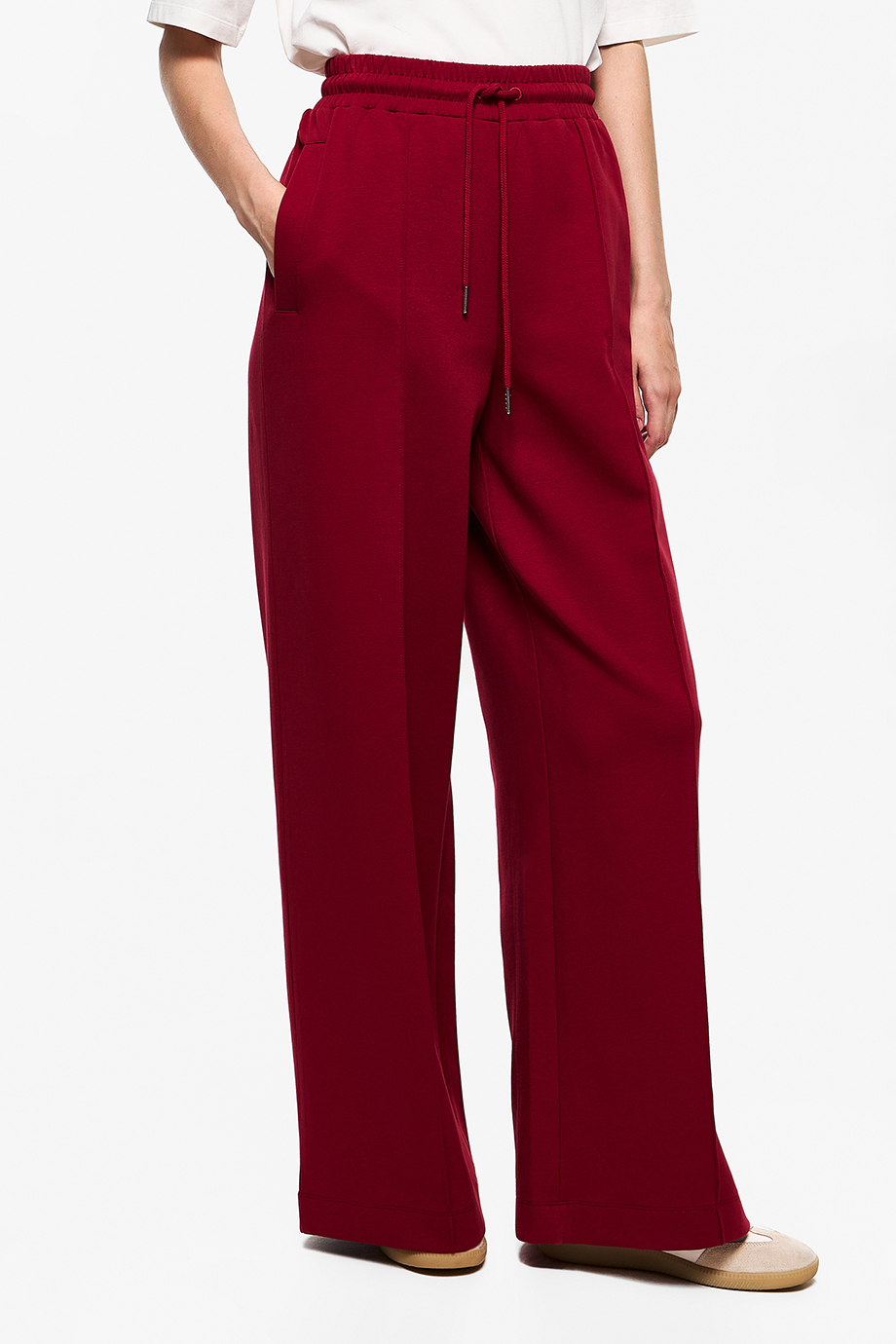 Брюки трикотажные свободные