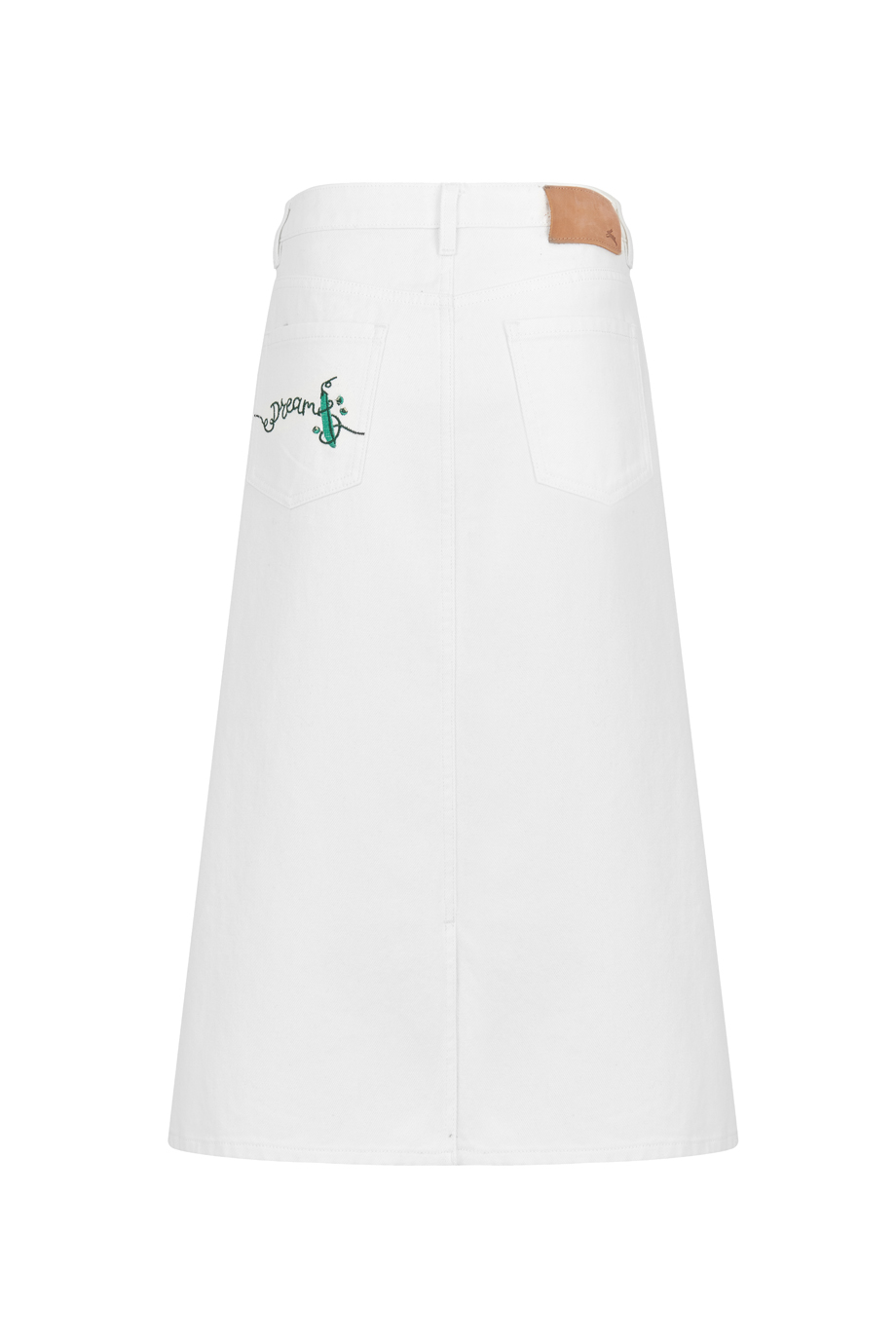 Юбка джинсовая с вышивкой