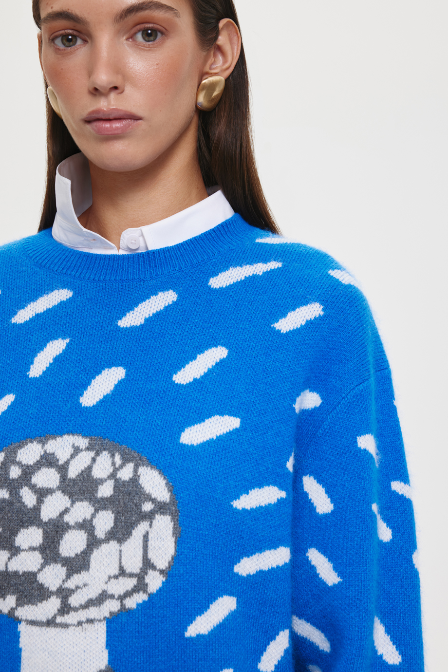 Джемпер с жаккардовым рисунком