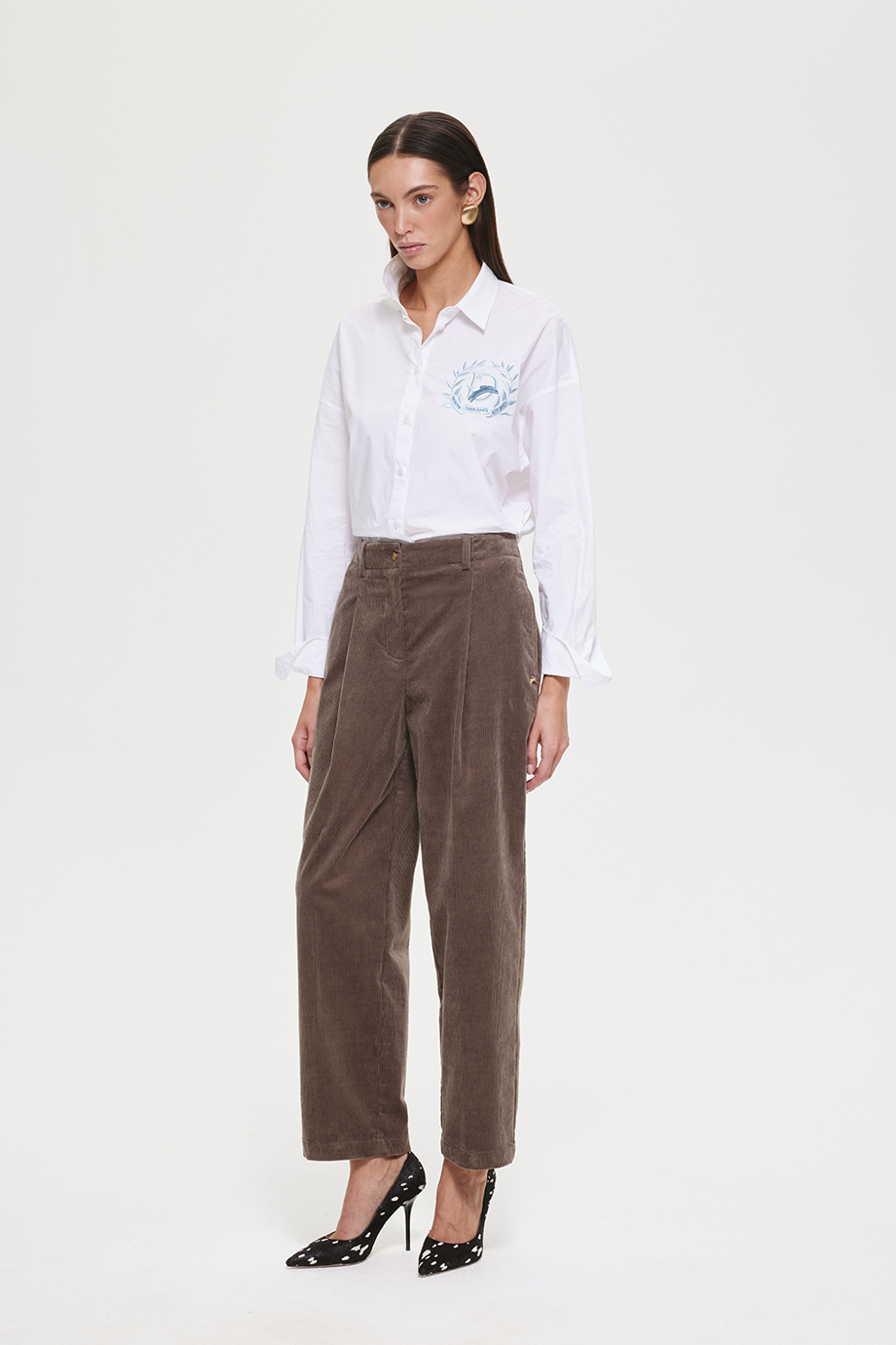 Брюки из вельвета